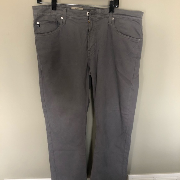 AG Adriano Goldschmied Mens Gray Pants - Picture 1 of 3